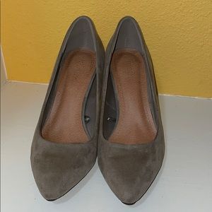Forever 21 velvet grey heels